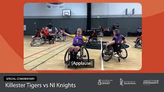 Killester Tigers vs NI Knights with special commentary from Kate and Emily Rose [upl. by Thom613]