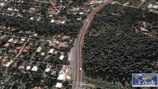 Athens Classic Marathon Route FlyBy [upl. by Brear]