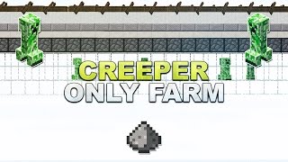 Minecraft  Creeper Only Farm  Tutorial 117 [upl. by Akel]