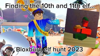 FINDING the 10th and 11th ELF in BLOXBURG  Bloxburg Elf Hunt 2023 [upl. by Boyer]