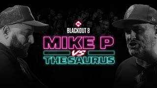 KOTD  MIKE P vs THE SAURUS I RapBattle Full Battle [upl. by Devinna]