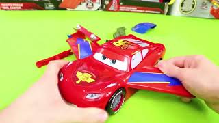 Cars toys surprise lightning McQueen toy vehicles and mater truck play for kids [upl. by Noremak164]