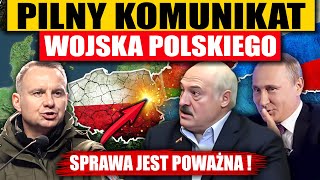 PILNY KOMUNIKAT WOJSKA  SPRAWA JEST POWAŻNA [upl. by Samuela]