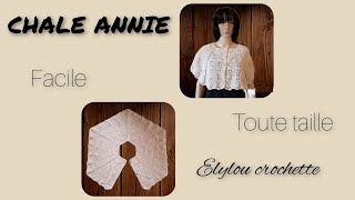 Comment faire un châle original facile au crochet tuto pas à pas [upl. by Lisabeth197]