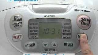 How to Use Your Zojirushi Rice Cooker Part 1 [upl. by Araed]