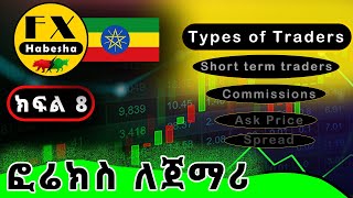 Types of Forex Traders Spread Ask Price Bid Price Commissions Swap Fee  Part 8 [upl. by Anisor]