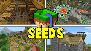 Top 3 Best Seeds For EERSKRAFT STRONGHOLD VILLAGE CAVES [upl. by Sumedocin]