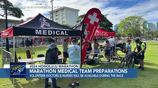 Honolulu Marathon 2024 medical team preparations [upl. by Duntson]