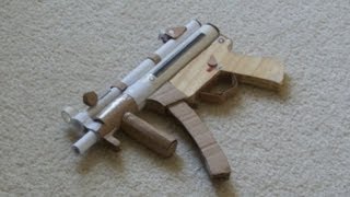 Cardboard Heckler amp Koch MP5K [upl. by Laerdna]