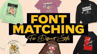 How To Match Fonts To Different Design Styles  Complete Walkthrough [upl. by Eseuqcaj]