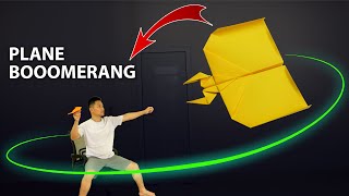 How to make a paper airplane Boomerang Fold paper airplanes easily [upl. by Gilchrist372]