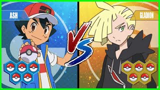 Pokemon Battle Pedia Ash Vs Gladion [upl. by Hamal278]