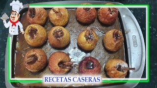 MANZANA AL HORNO CON CANELA Y AZUCAR A MI MANERA [upl. by Otti]