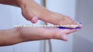 Kérastase Blond Absolu  AntiBrass Purple Mask For Blonde Hair [upl. by Breed]