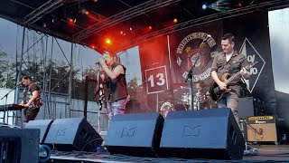 Angel Fire  Yorkshire Rock n Bike Show Aug 2022 at the Squires Cafe near Sherburn [upl. by Langham779]