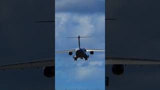 The Second KC390 of FAP Landing at Lajes Azores shorts [upl. by Assirod496]