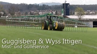 Mist und Gülleservice von Guggisberg amp Wyss Ittigen  Slurry injection [upl. by Novonod421]