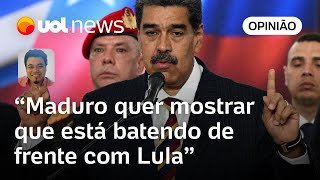 Maduro quis mostrar publicamente insatisfação com Lula para dizer que bate de frente  Sakamoto [upl. by Martijn133]