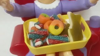 ASMR💫lets play strawberry gummyampfoxs candycookies biscuit with grannygreedysatisfyingasmrsounds [upl. by Edmonda]