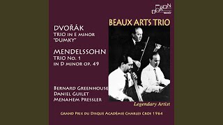 Trio No 4 in E Minor Op 90 quotDumkyquot I Lento maestoso  Allegro quasi doppio movimento amp II [upl. by Broddie]