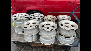 Scrap Run Selling My Alloy Wheels  Tire Dump [upl. by Nairb553]