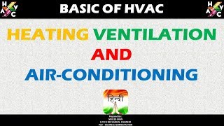 HVAC Training Basics  Heating Ventilation and Air Conditioning  Hindi Version [upl. by Yeleak427]