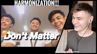 Don’t Matter By Akon  JThree Cover Para Sa Mga Na Ghost  HONEST Reaction [upl. by Oker]