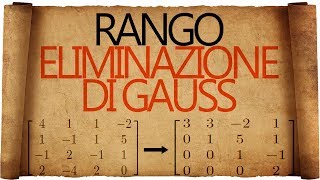 Rango di una Matrice e Algoritmo di Gauss [upl. by Beau]