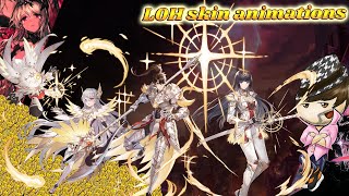 Kings Raid LOH Honor skin animations  Loman Seria Lavril [upl. by Cookie671]