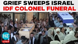 Israel LIVE  Thousands Attend Funeral Of Druze IDF Colonel Daqsa Killed In Hamas Sinwar Revenge [upl. by Safier]