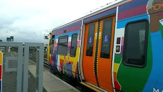 BROKEN 2TONE Pride London Overground 378205 Departs Clapham Junction [upl. by Boyden]