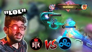 BTK VS C9 GAME 2 MOBAZANE GOING CRAZY WITH NEW HERO SUYOU😳 [upl. by Alodi]