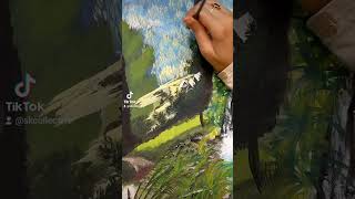 My Forest Painting Adding Weeds Greenery and Bushes [upl. by Byron]