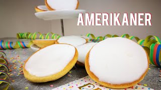 Amerikaner  Saftige Amerikaner  Rezept  einfach selber machen  Karnevalsrezept  Kikis Kitchen [upl. by Iila]