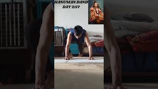 HANUMAN DAND DAY 257 short feed motivation fyp fitness page desi workout gym [upl. by Etnovaj746]