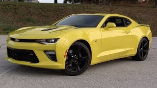 2016 Chevrolet Camaro SS 6Spd Start Up Road Test and In Depth Review [upl. by Annaeed]