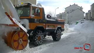 Capracotta 2019 Bufera di neve Snowstorm HD1080p [upl. by Rolandson638]