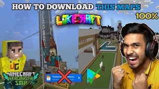 BEST WAY TO DOWNLOAD quotTECHNO GAMERZ CASTLEquot amp quotHEROBRINE SMPquot IN LOKICRAFT [upl. by Acissej182]