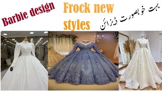 Elegant BarbieInspired Frock for Every Occasionnew design fully inspired design😎 [upl. by Yelak940]