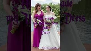 Disaster strikes Making my Wedding Dress bodice wedding weddingdress sewing diy disaster sew [upl. by Annoif566]