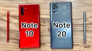 Samsung Galaxy Note 10 5G vs Samsung Galaxy Note 20 5G [upl. by Al319]