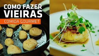 COMO FAZER VIEIRAS ao Molho de Manteiga e Limão Siciliano  Gourmet a dois [upl. by Anton62]