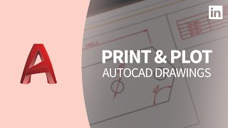 AutoCAD Tutorial  How to PRINT AND PLOT a drawing [upl. by Yeldud]