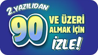 5Sınıflar❗ 2Yazılılarda 90 ve Üzeri Almayı Hedefleyenler Buraya❗ 😎 [upl. by Byrd314]