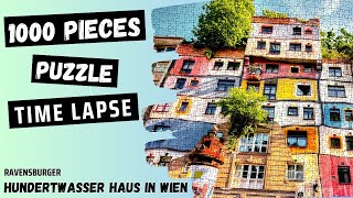 Hundertwasser Haus in Wien 1000 Pieces  Ravensburger Puzzle [upl. by Cotter]