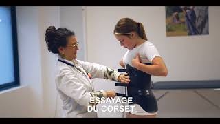 Essayage du corset de scoliose surmesure [upl. by Hashim]