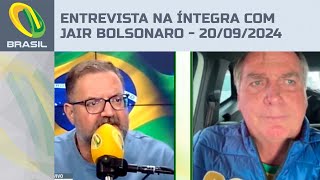 Entrevista na íntegra com Jair Bolsonaro  20092024 [upl. by Lucais613]