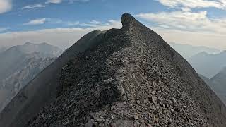 Knife Edge Ridge Walk and Summit Lost River Peak Idaho [upl. by Aihset]