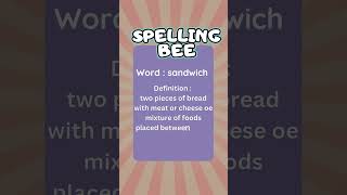 Spelling Bee Words for Kids  Fun and Easy Spelling Practice spellingbee wordoftheday phonicsfun [upl. by Axe]