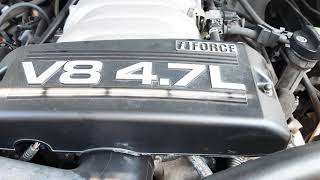 Where is the pcv valve on a v8 47L i force toyota engine [upl. by Breena252]